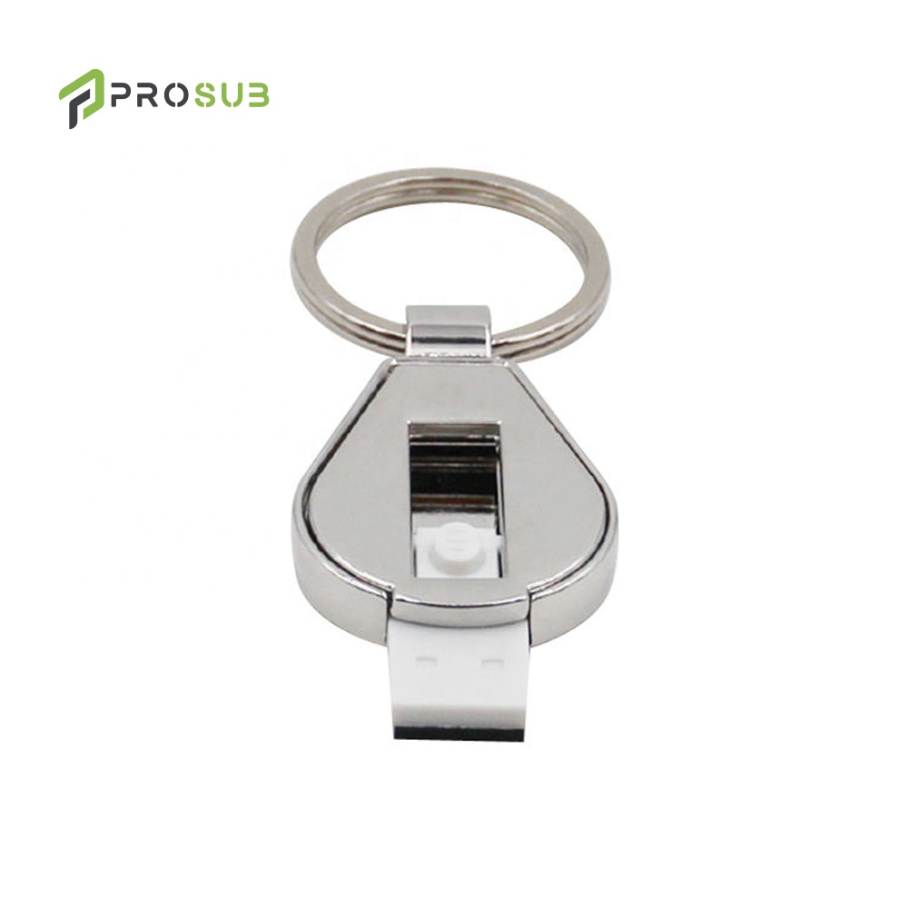 Prosub Sublimation High Speed USB 8G U Disk Logo Printing Sublimation Mini Bulk Oval Business Flash Drive