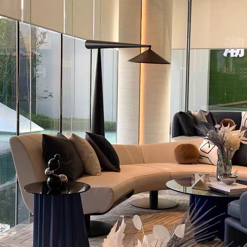 Minimalist Arc Designer Creative Nordic Corner Contemporary Hotel Living Room Floor Light Standing Led Modern Floor Lamp