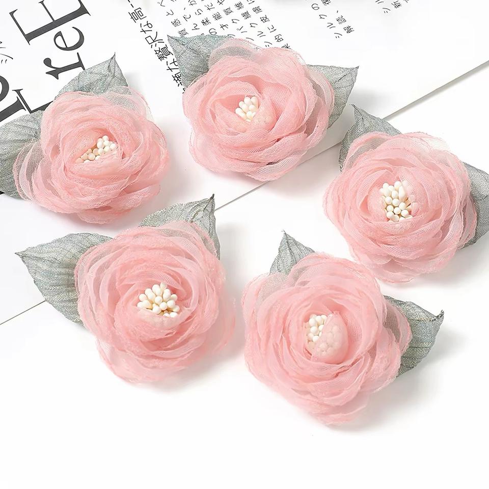 DIY 3D Organza Flowers