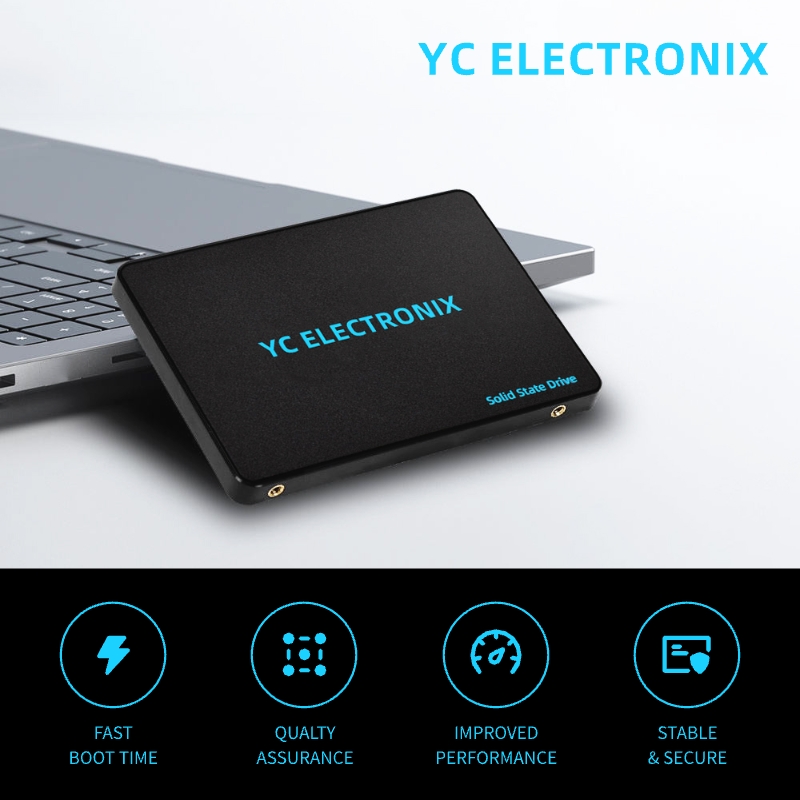 YC ELECTRONIX HIGH SPEED OEM ODM OBM for Laptop Desktop POS Machine Disque Dur  2.5" SATA 128GB 256GB 512GB 1TB SSD