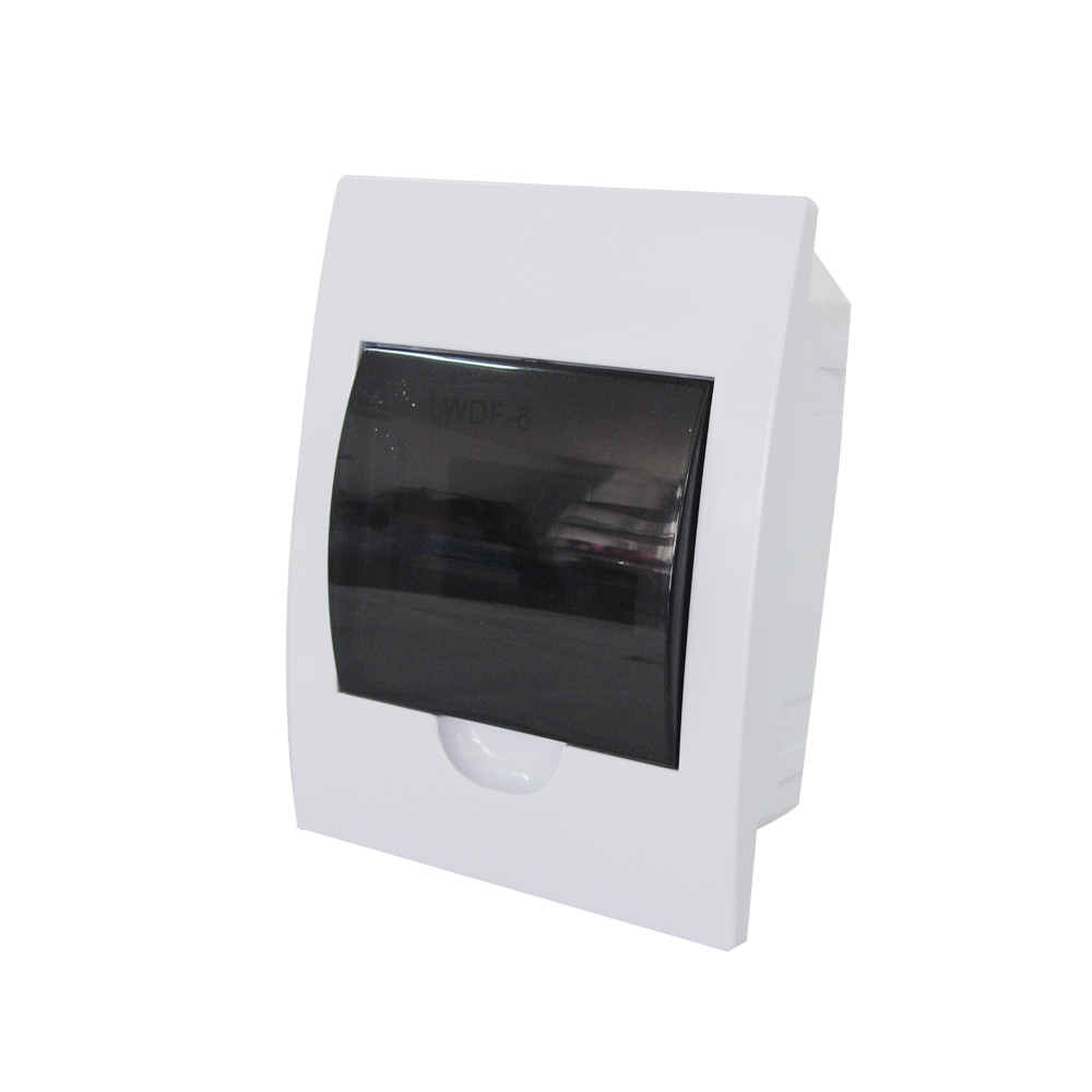 For ABS Plastic Power Distribution Box with IP40 Protection CE Certified Adjustable DIN Rail for Flush Mount Applications