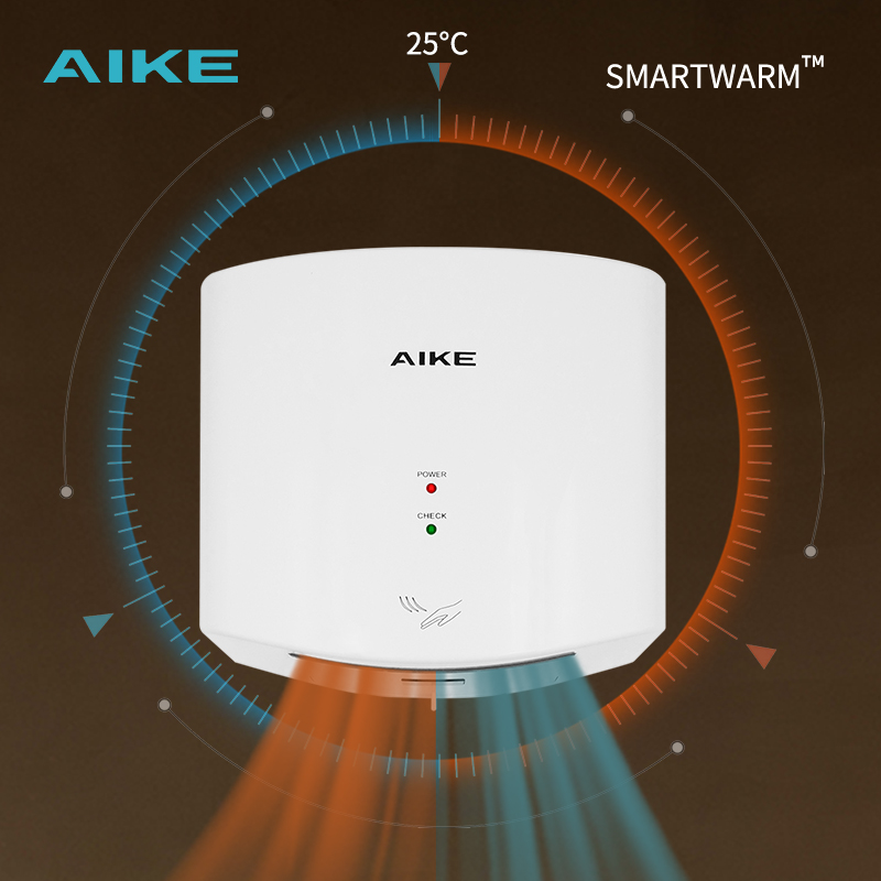 AIKE Automatic Sensor Hands Dryer 1400W High Speed Air Hand Drying Machine Bathroom Toilet Washroom Hand Dryer Best Selling 2022