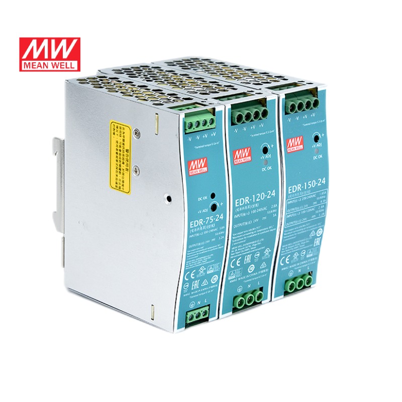 Meanwell NDR XDR Power 75W 120W 240W 480W 960W 12V 24V 36V 48V Switching DIN Rail Power Supply for Industrial Control System