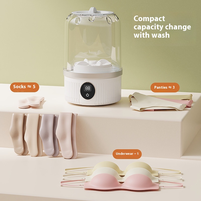 Mini Wireless Portable Washing Machine New Style Small Automatic for Underwear and Hosiery