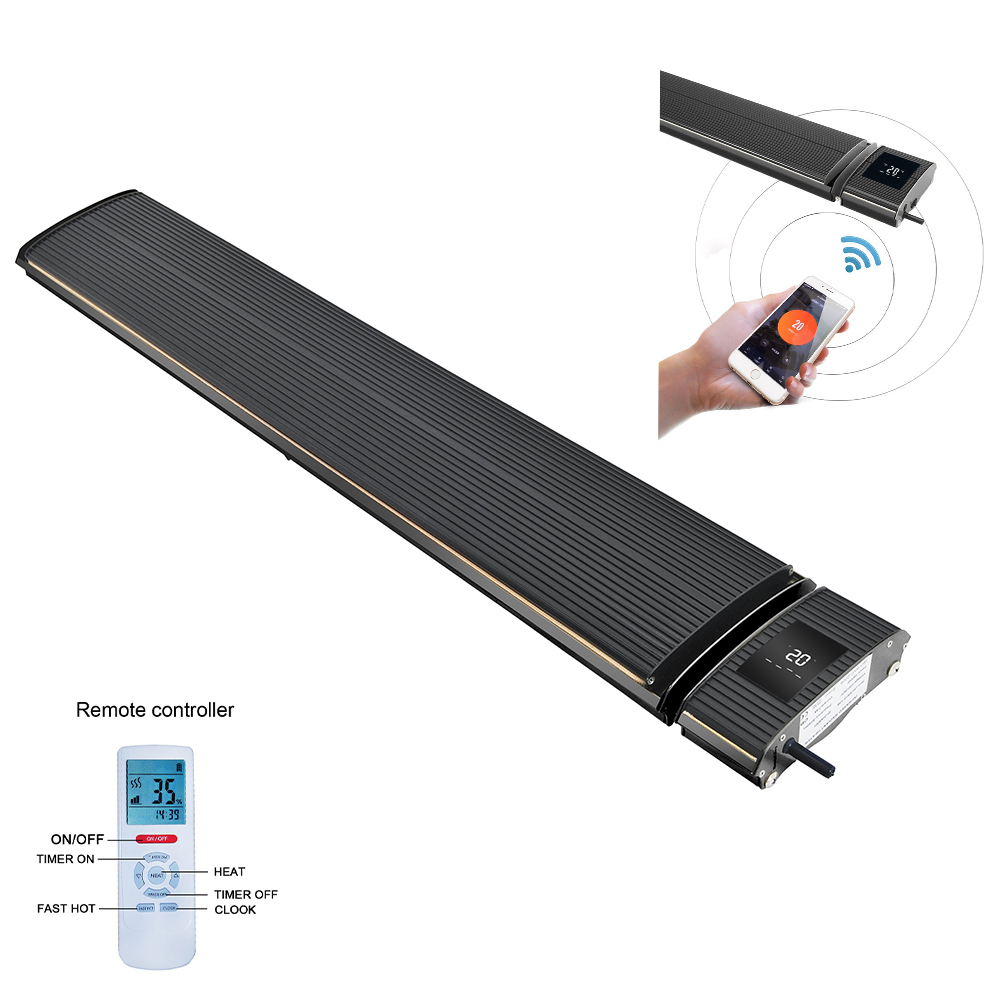 JHheatsup LED Wifi Control 1000W Lif Smart Far Infrared Electric Heater We Warm Home Space Heater  with Thermostat