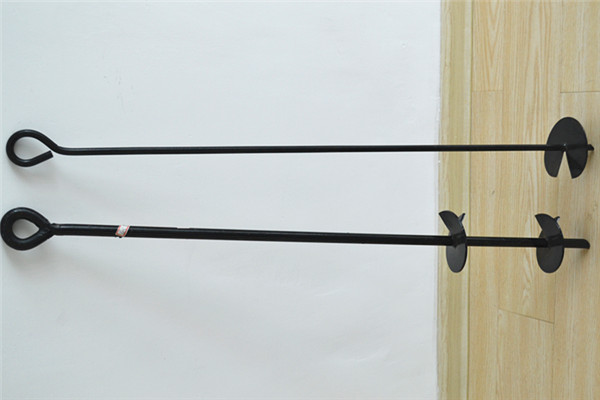 Heavy Duty Steel Helix Earth Anchor Ground Screw Screw-in Pole Anchor Kit Auger Anchor Mobile Home 1500-2000kg Powder Coated