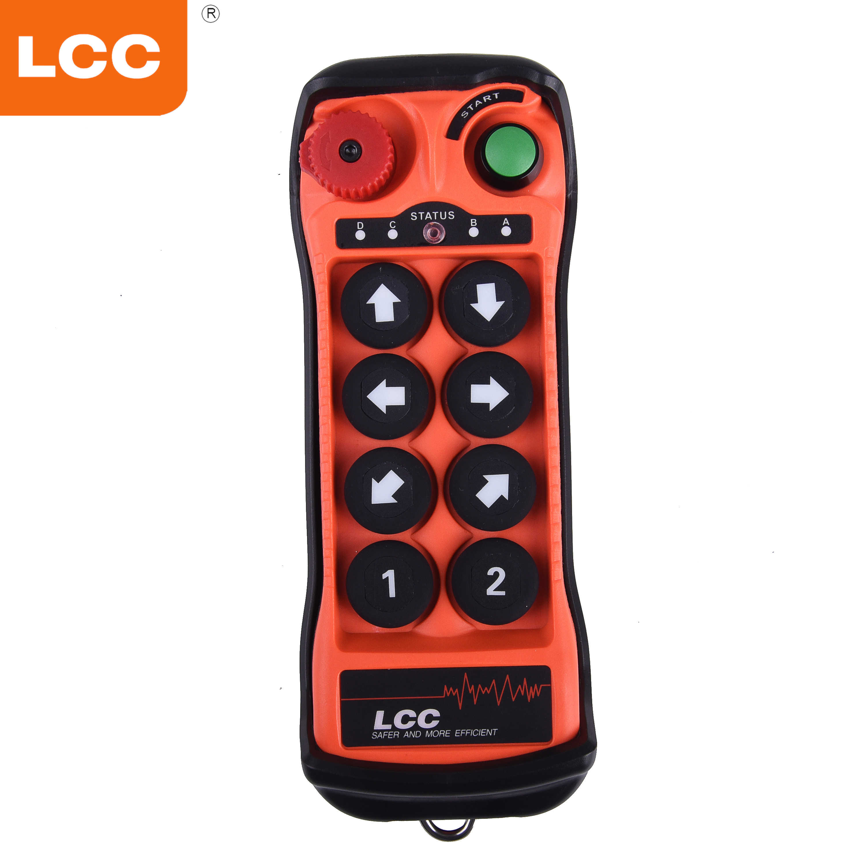 Q800 8-button Single-speed Wireless Crane and Radio Remote Control for Industrial Use