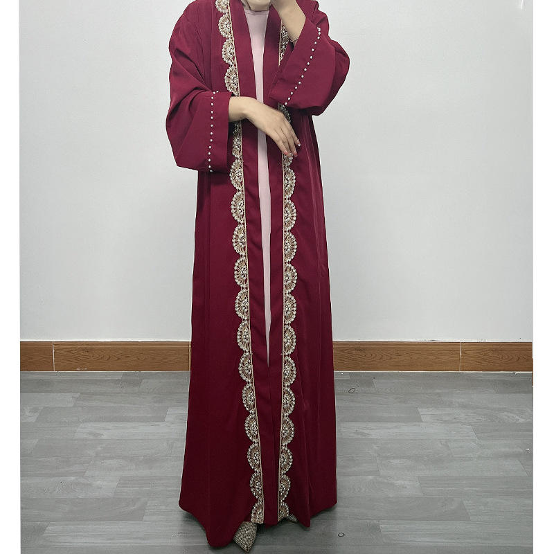 Muslim Open Abaya Long Dress Dubai