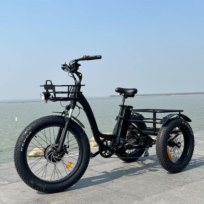 Внедорожный электротрикл на широких шинах (Fat Tire)