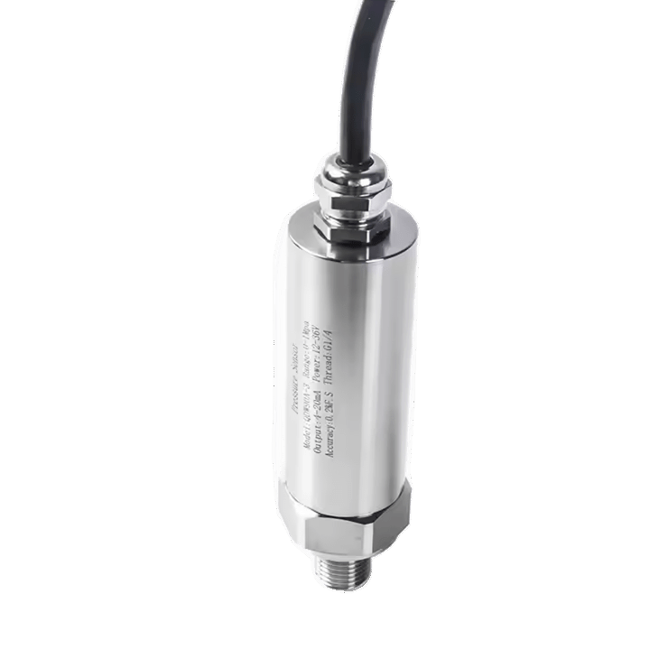 Small Waterproof Pressure Transmitter 0-4bar 0-10bar 0-20bar Pressure Sensor 4-20mA 0-10V 0-5V RS485 M20 * 1.5 Pressure Sensor