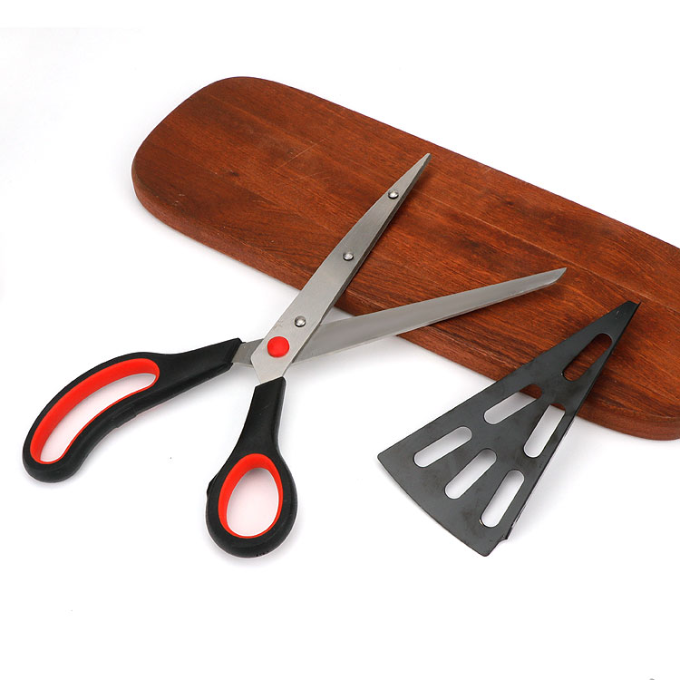 Heavy Duty Multifunction Kitchen Utensils Stainless Steel Pizza Cutter and Scissors