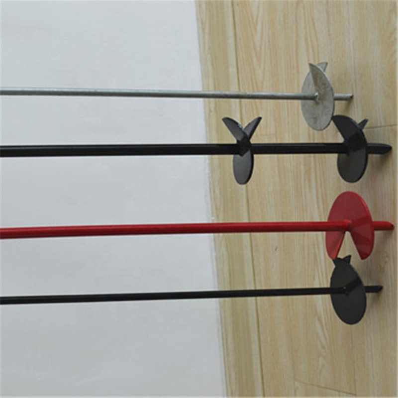 Heavy Duty Steel Helix Earth Anchor Ground Screw Screw-in Pole Anchor Kit Auger Anchor Mobile Home 1500-2000kg Powder Coated