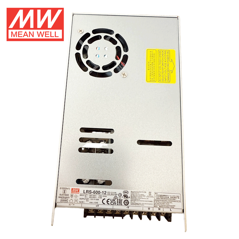 Mean Well LRS-600/LRS-600N2 Series 600W Enclosed Type Single 5V/12V/15V/24V/27V/36V/48V Output Switching Power Supply