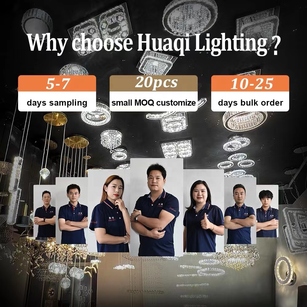 High Quality Luxury Crystal Ceiling Lamp with Chrome Finish Premium Interior Lighting