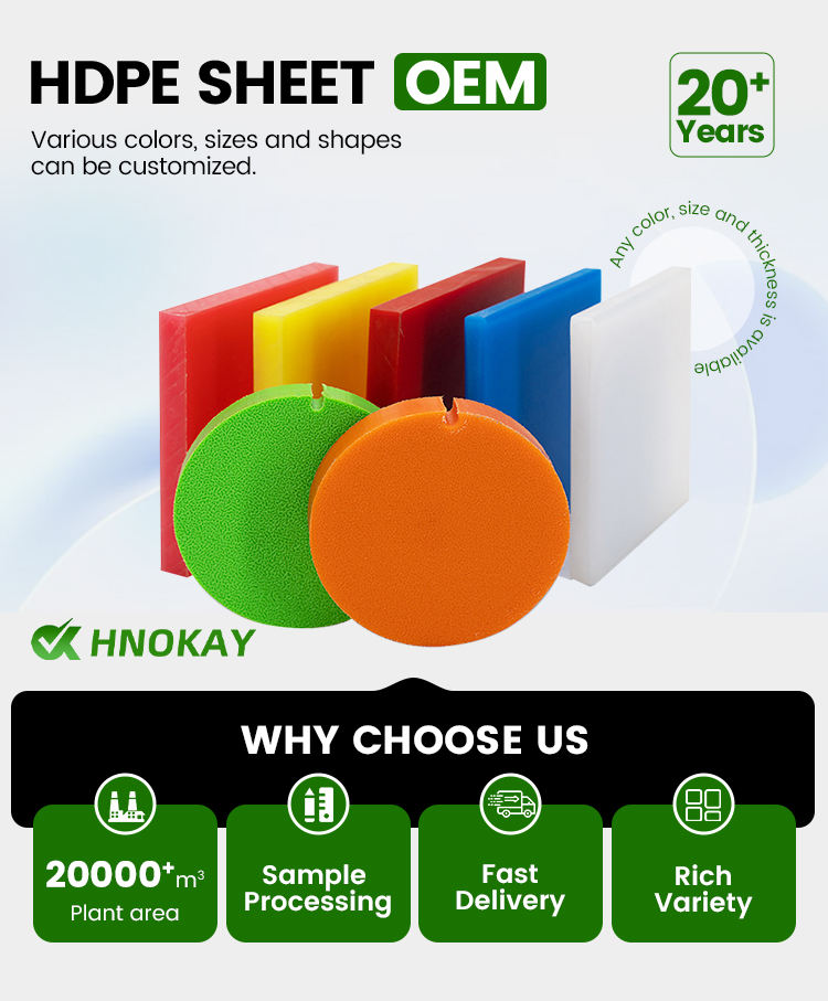 Высокопрочный лист ПЭТҚ (HDPE) 4 x 8 футов