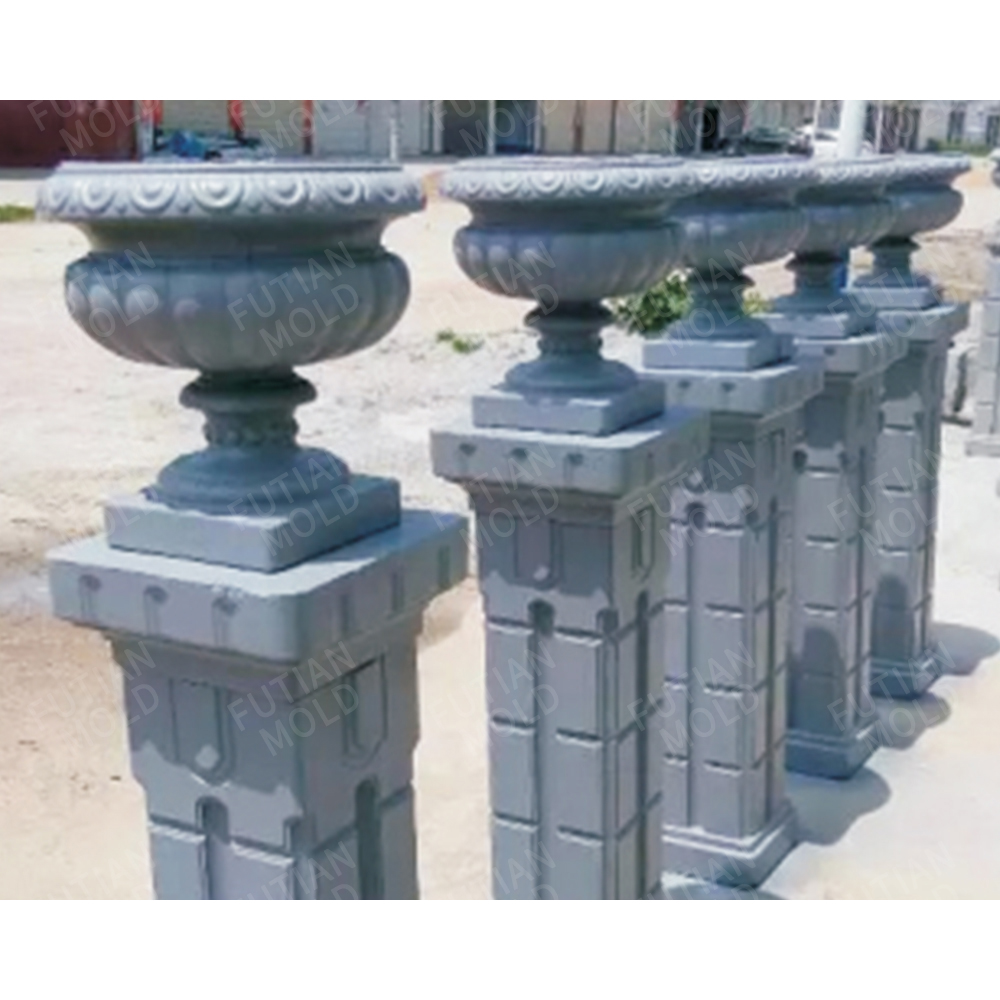 Cement Household Cast-in-place Flowerpot Mold County Thickened New Homemade Plastic Mold