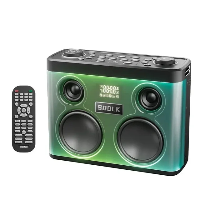 Sodlk S1368 Gaming Karaoke Professional Speakers Portable With 320W Loud Stereo Sound Rich Bass Rgb Speaker