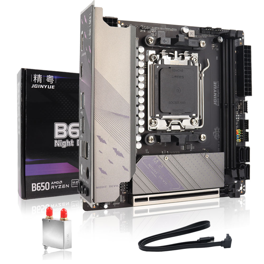 JGINYUE B650E B650M B650I Pro B850M Pro Wifi with I-ATX E-ATX Micro ATX Motherboard Supports AM5 DDR5 for Ryzen 7000 Series CPU