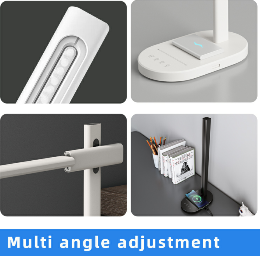 Aluminum Alloy Foldable Touch Dimmable/Colour Reading Lamp with Memory/Timer Function Modern DC E26 Desk Lamp 2700-5000K
