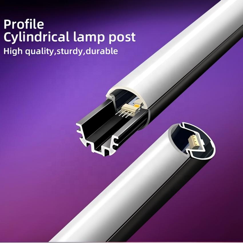 DIY 59Inch Aluminum Smart RGB Corner Floor Lamps with APP Remote Manual Control for Living Room Bedroom