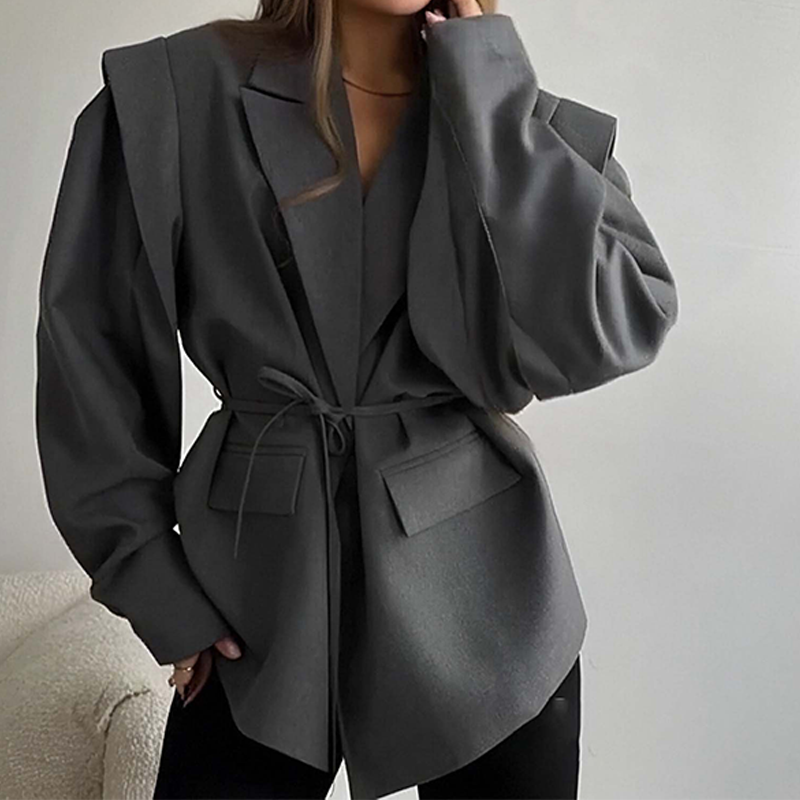 Wholesale Belted Oversized Luxury