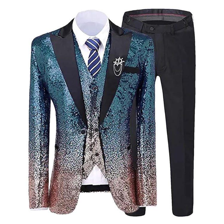 Смокинг с пайетками Custom (Sequin Men's Suits)