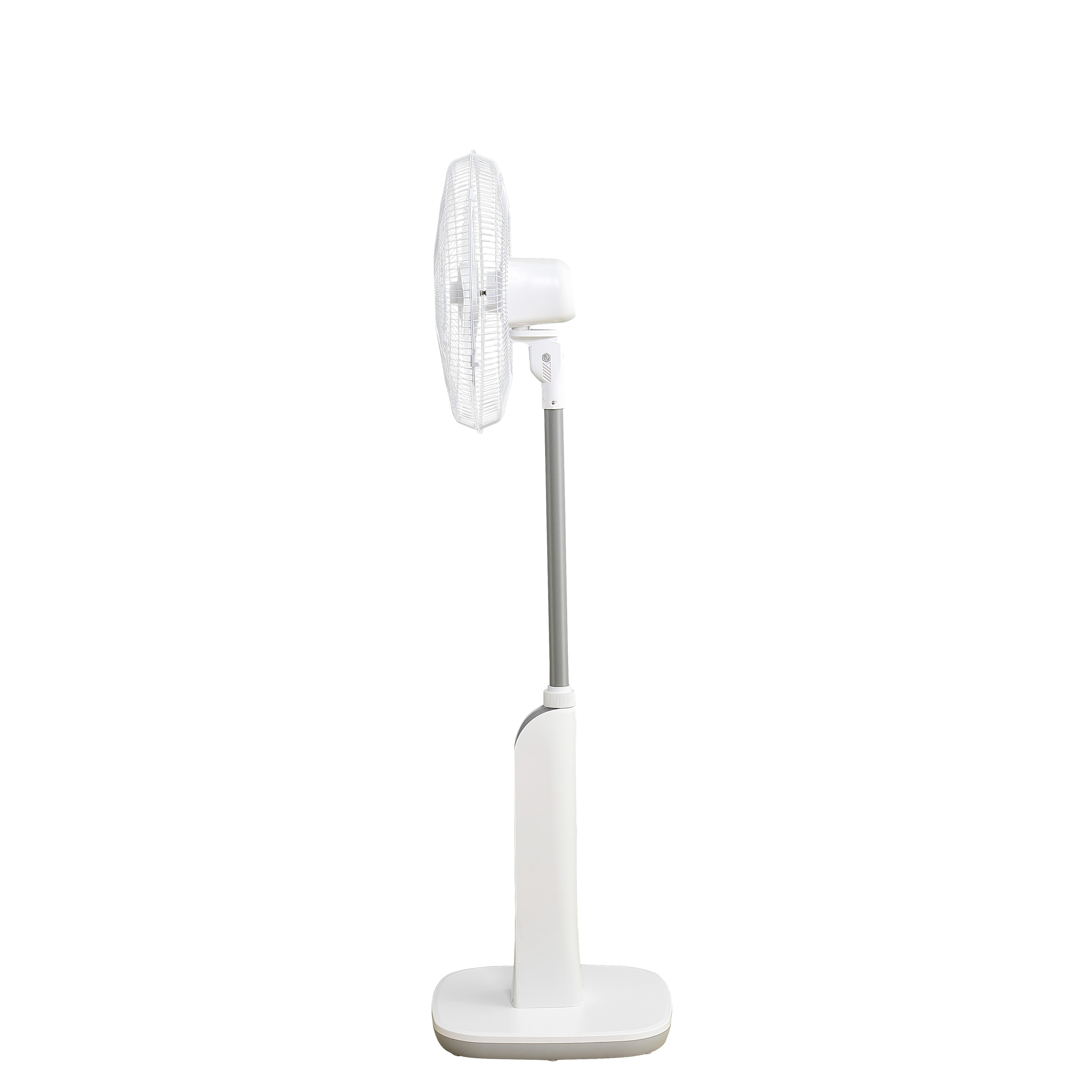 Rechargeable LED Lighting Solar Fan New Model Remote-Controlled Large Household Floor Fan DC Motor Made Plastic for Outdoor Use
