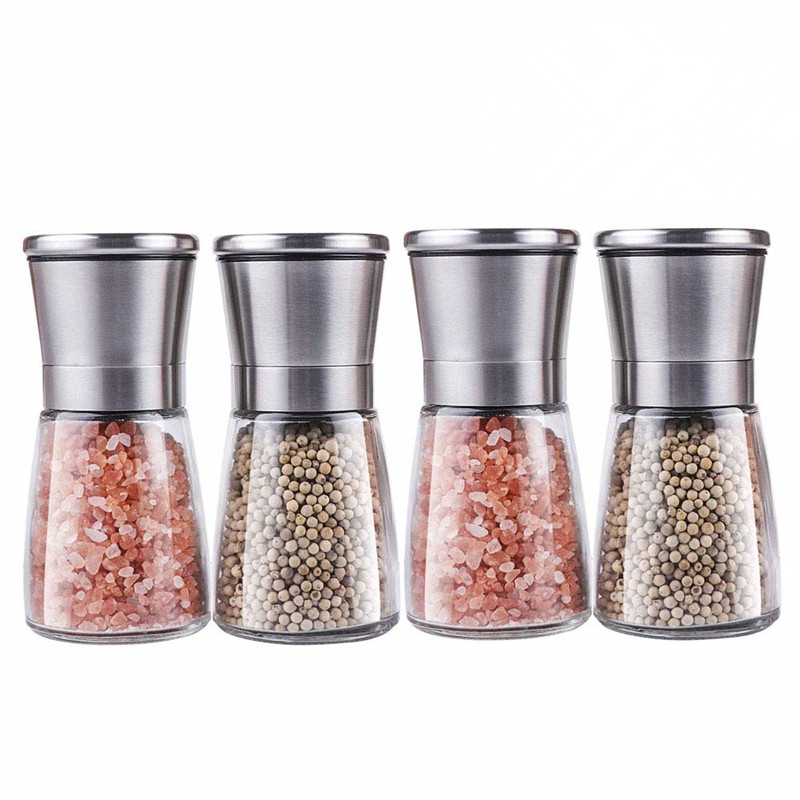 Adjustable 304 Stainless Steel Ceramic Spice and Salt Pepper Grinder New Manual Kitchen Cooking Product