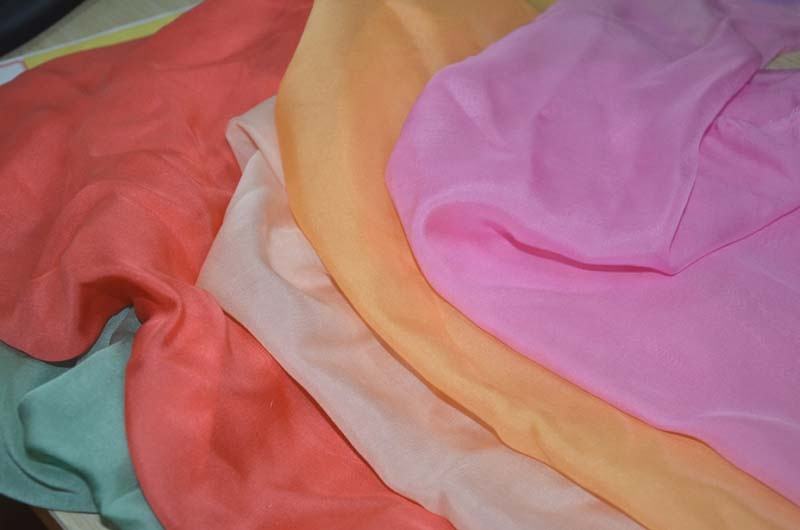 Принтованный шелковый шифон (Pure Silk)