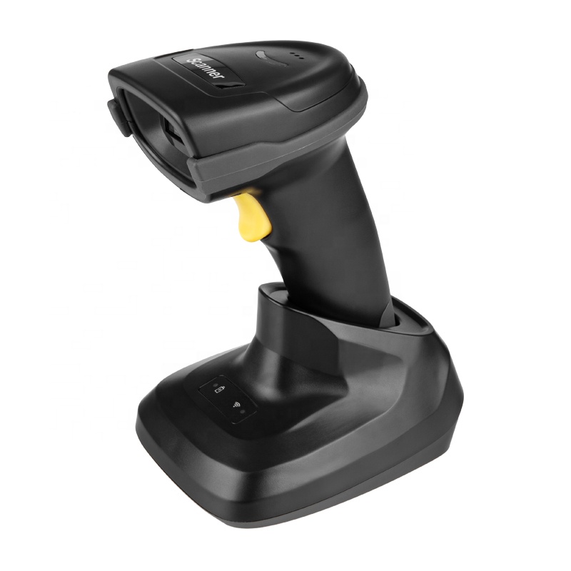 1D 2D Handheld Wireless BT USB Wired Barcode Reader Reversed Datamatrix Dot Code Barcode Scanner for Android IOS Windows System