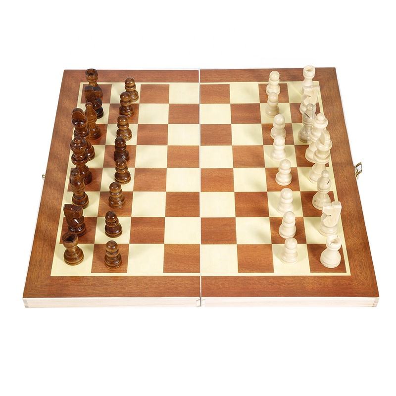 Набор 2-в-1: Шахматы и Шашки (Wooden)