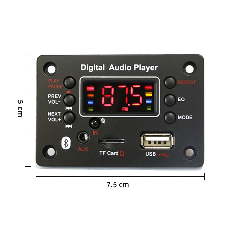 BT Wireless Auto MP3 Player USB FM Radio FLAC APE Format Support Portable LCD Cigarette Lighter Modulator Digital Music Speaker