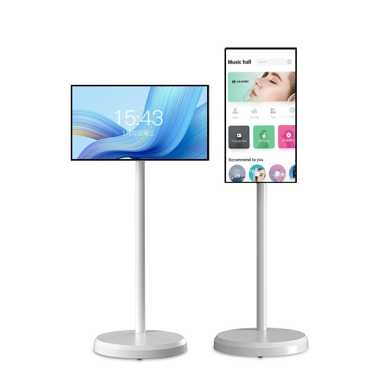 21.5" 23.8 32Inch Portable Movable Rotatable Screen Interactive 32 Inch Smart Television Touch Monitor Lcd Screen Smart Tv