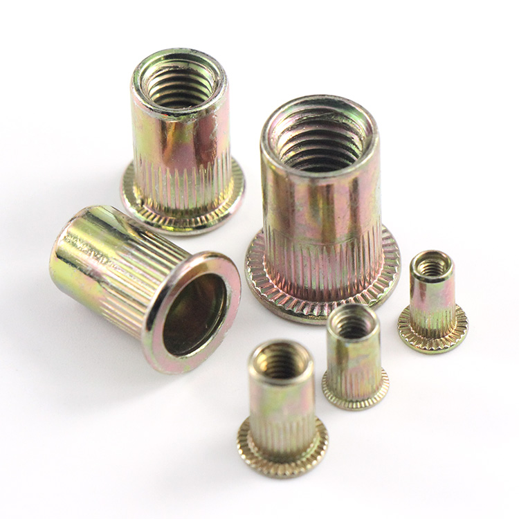 Factory Supply Wholesale Round Body Rivet Nut M5 Through Hole Nsert Nutsert Stainless Steel Aluminum Rivet Nut