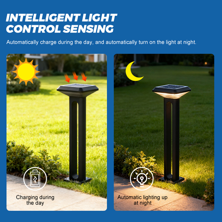 NanDe High Brightness Aluminum Waterproof Outdoor Walkway Pillar Landscape Lawn Sidewalk LED Garden Light