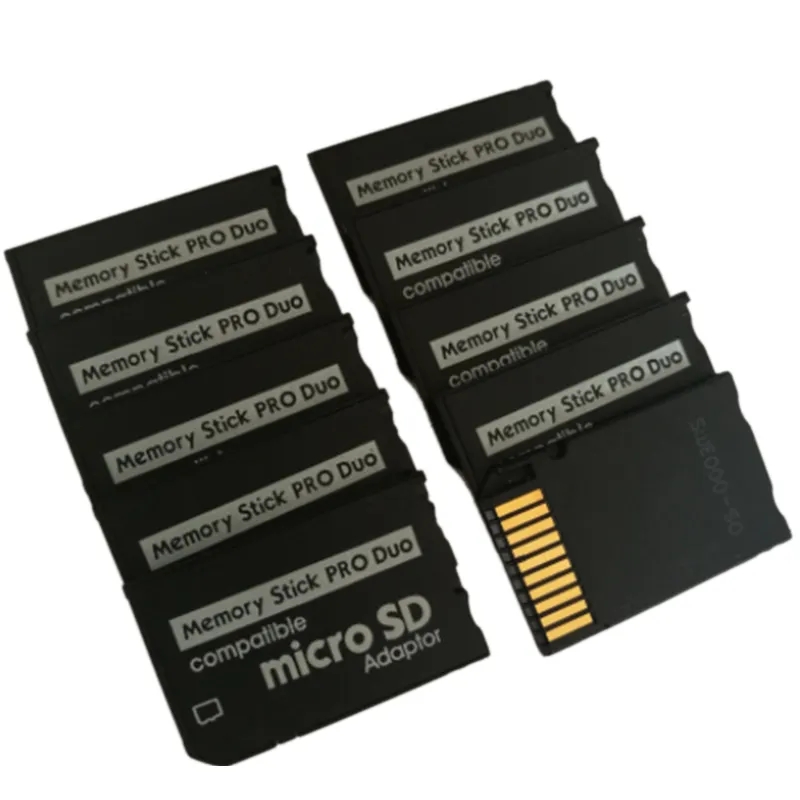 Pro TF to SD SDHC  Micro Card Holder Memory Card Converter for PSP 1000 2000 Memory V6.0 Stick Adapter