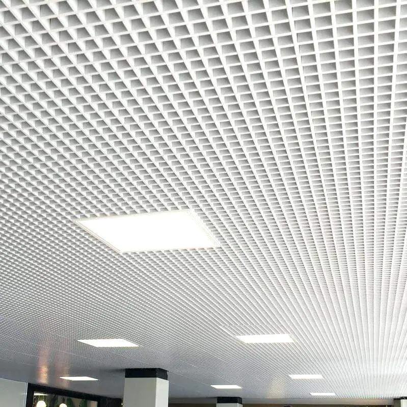 Алюминиевый решетчатый потолок (Open Cell Grille)