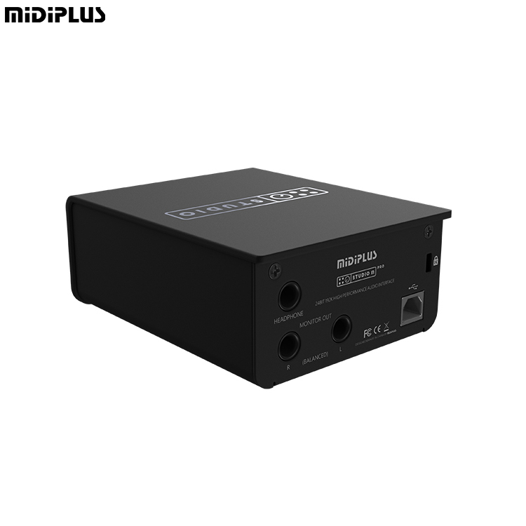 Midiplus Studio M Pro OTG Wholesale Full Set Professional Studio Recording Sound Card 1in2out USB Audio Interface with OTG