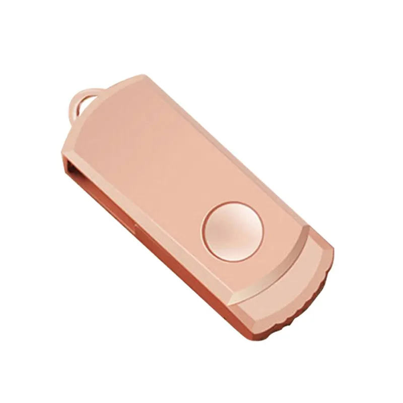 Fashion USB 3.0 Flash Drive 4GB to 128GB Capacities Rotate 360 Degrees with Custom Logo New Metal Material USB Flash Disk