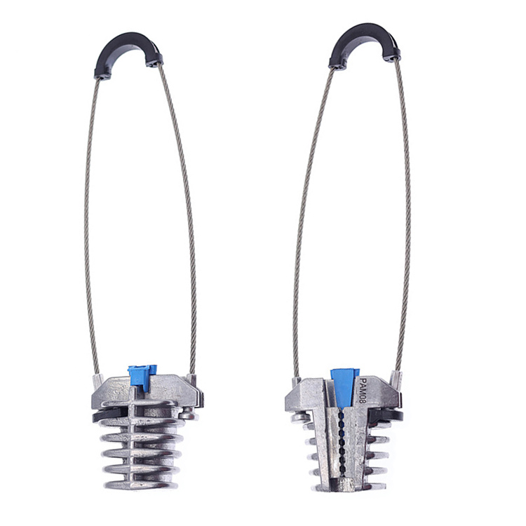 Aluminium Alloy Nylon Plus Fiber Glass Stainless Steel Metal Tension Clamp Anchoring Clamp Optical Fiber Power Accessories