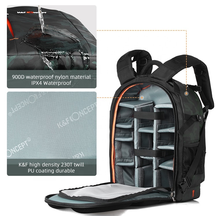 KF Concept Professional Video Camcorder Bag Hard Camera Dslr Bag for canon