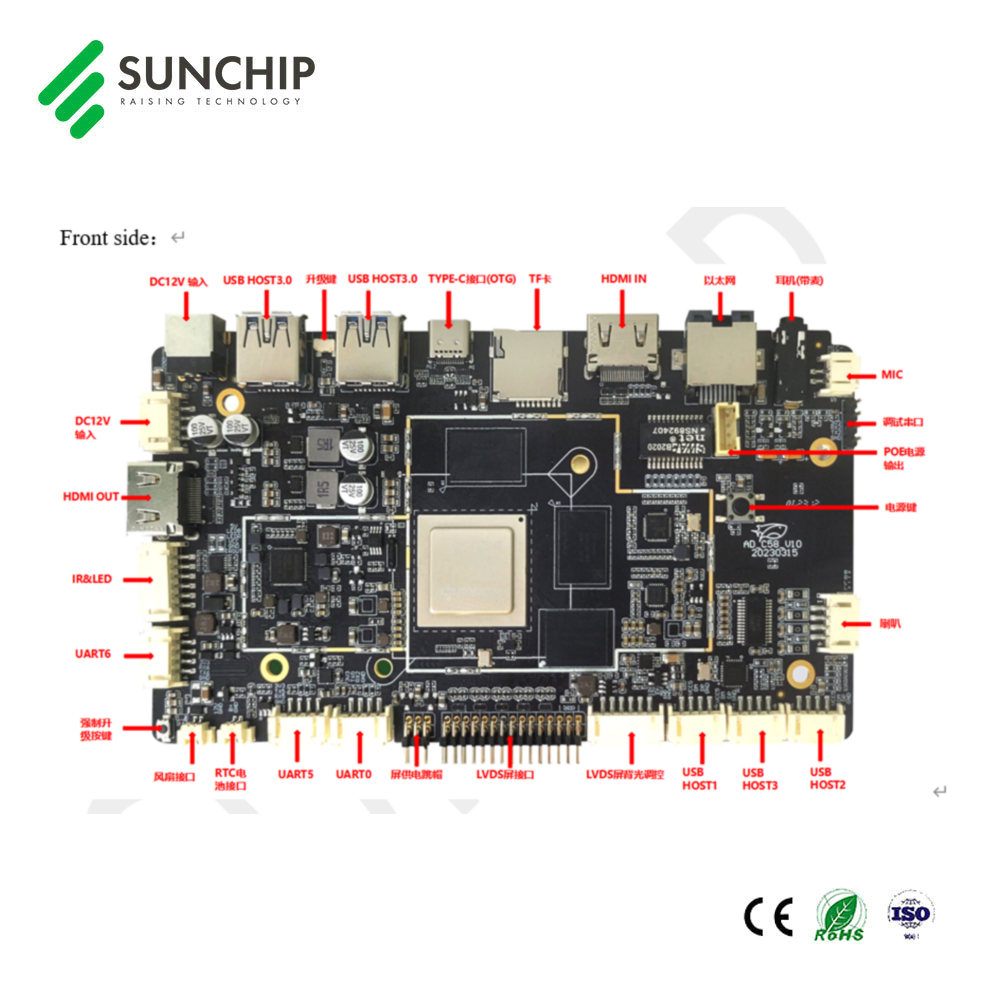 Octa Core Board RK3588 Edge Computing Motherboard 6.0 tops High Computing Power Ai Development Board