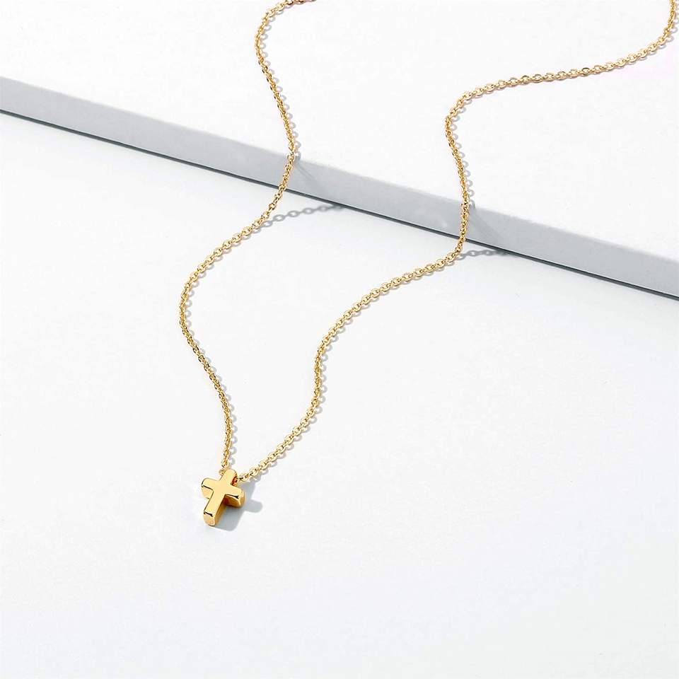 Изящный кулон «Крест» (Tiny Cross)