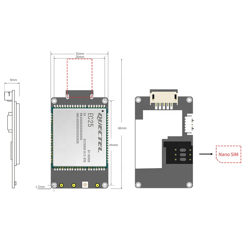 3G 4G Unlock Modem EC25-AF LTE Module USB Dongle 150mbps Cat4 with SIM Card Slot External Antenna Port USB USA Canada LATAM