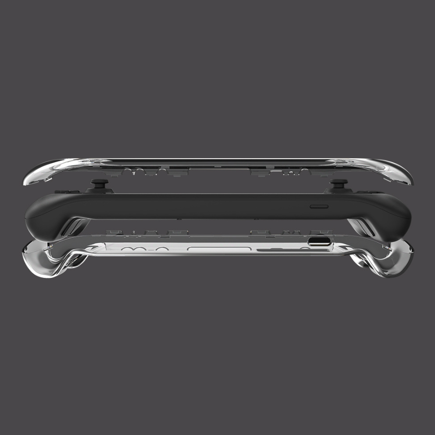 Anti Slip Hard PC Transparent Shell Case Skin for Steam Deck Crystal Clear Protective Case Game Console Cover