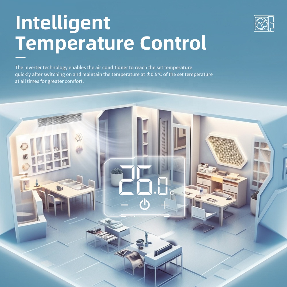 Gree VRF Air Conditioners HVAC System DC Inverter Commercial Home Central Air Conditioning System Cooling Heating Wifi