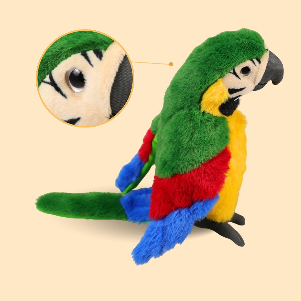 Реалистичная мягкая игрушка «Попугай» (Lifelike Parrot)