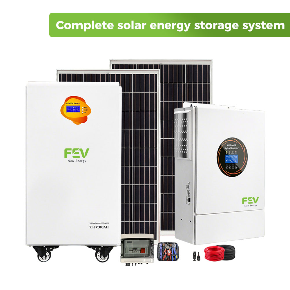 Complete Solar Power System with 15kW-20kW Solar Panels, Including Batteries and Inverter System; Custom Solar Power System.