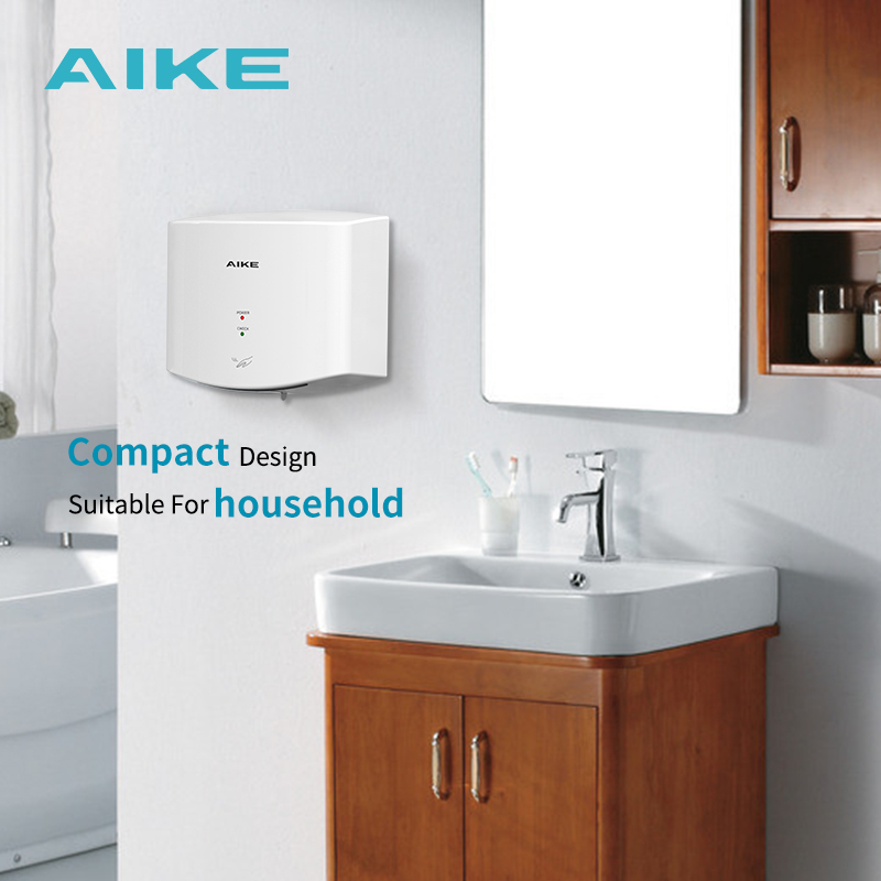 AIKE Automatic Sensor Hands Dryer 1400W High Speed Air Hand Drying Machine Bathroom Toilet Washroom Hand Dryer Best Selling 2022
