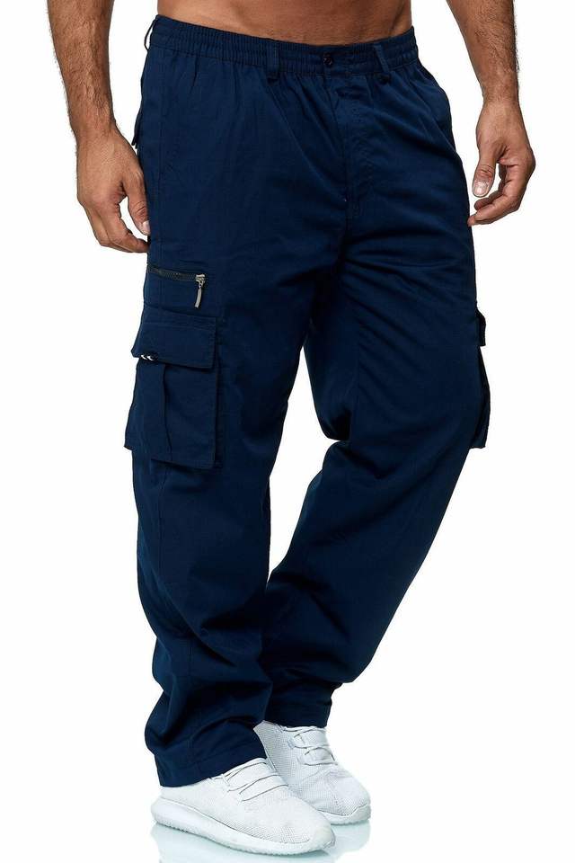 ZXPFSL Men's Loose Cargo Pants